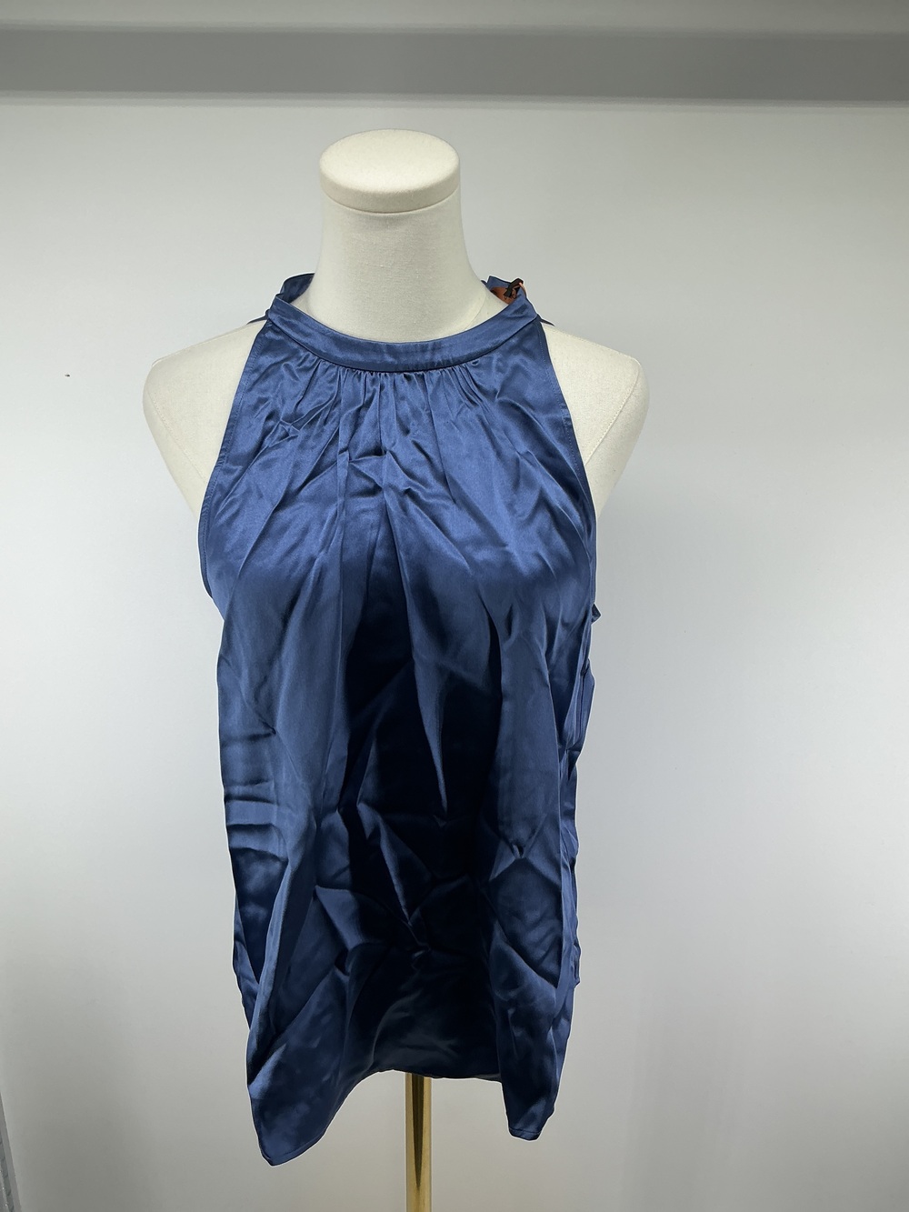 100% Washable Silk Halter Top